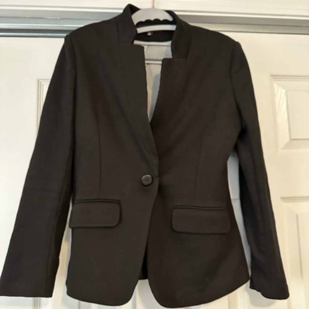 Gibsonlook Notch Collar Blazer - Black (Small)